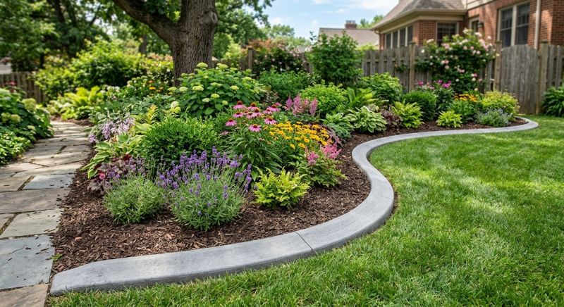 Flowerbed Curbing Installation in Citrus County, FL
